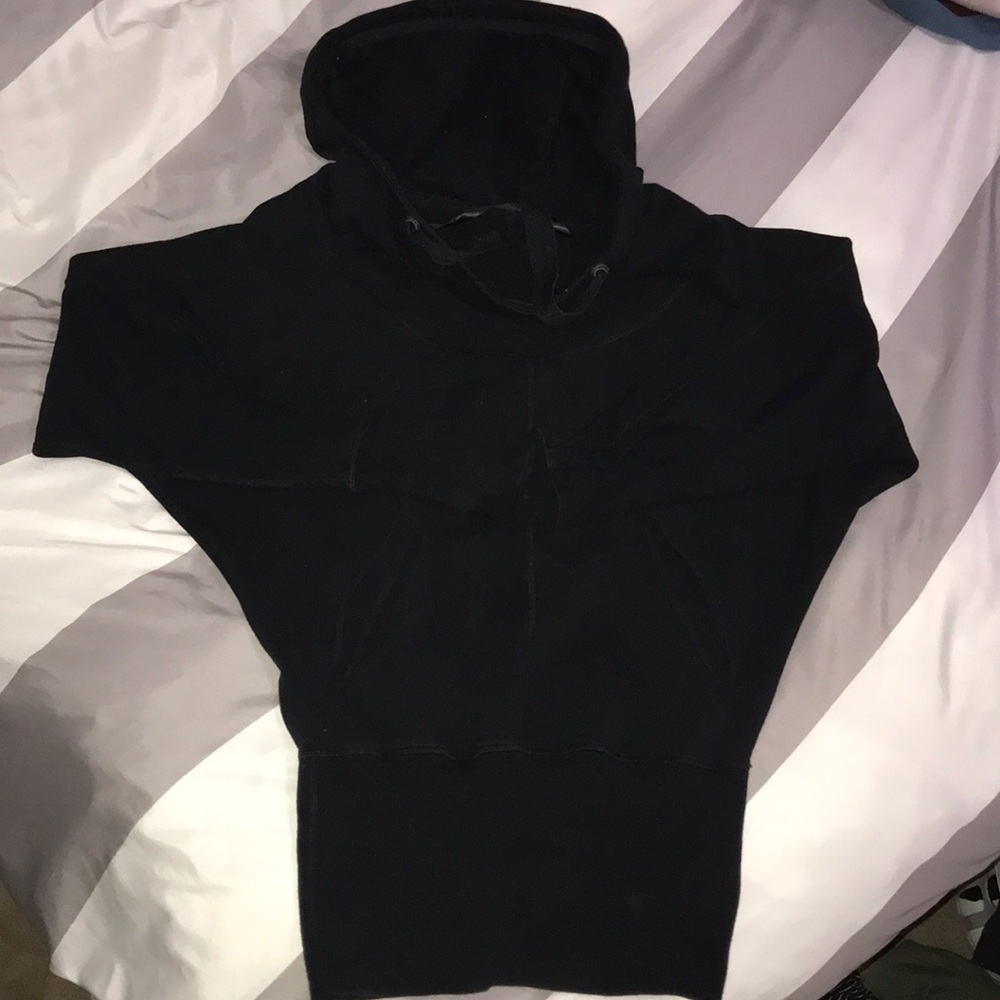 Lulu Lemon Black Dolman Hoodie, size 6
